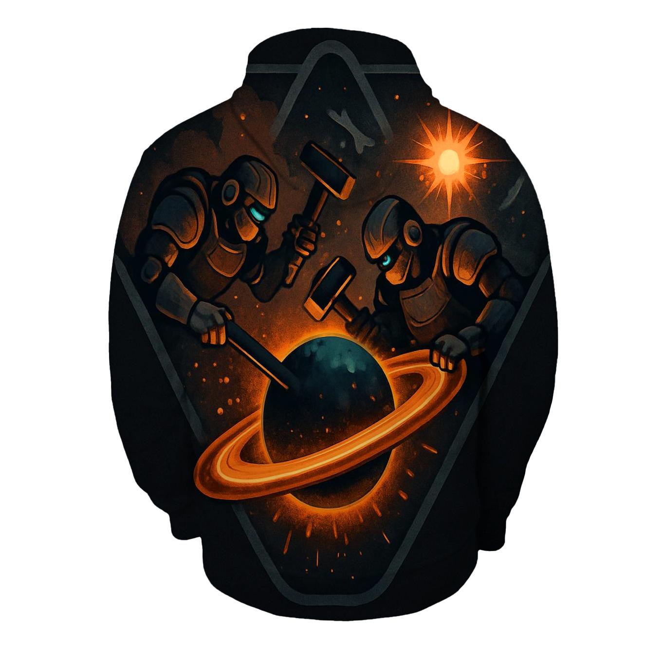 The Planet Forgers Workshop hoodie designs