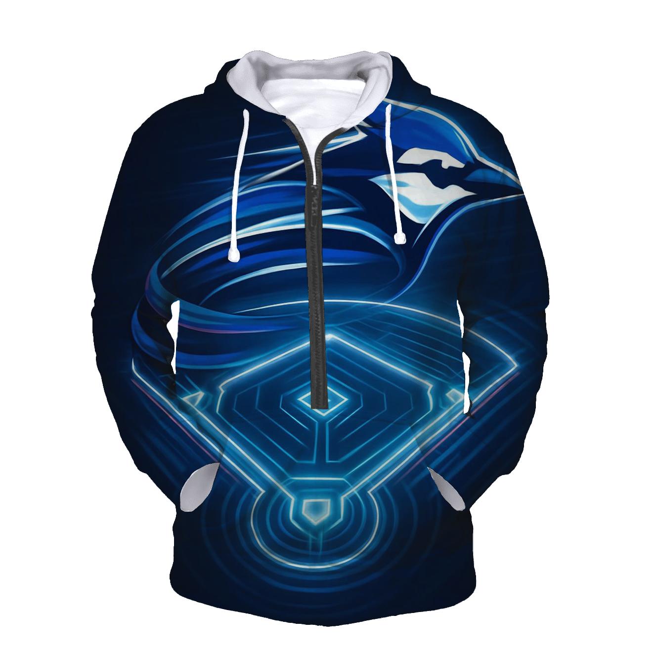 Diamond Pulse With Blue Jays Flight hoodie designs