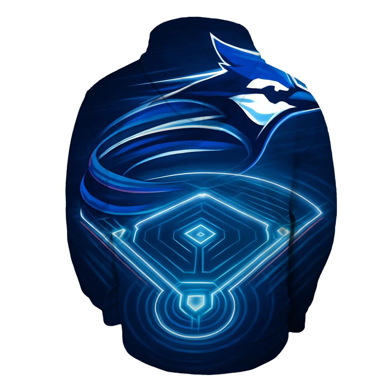 Diamond Pulse With Blue Jays Flight hoodie designs