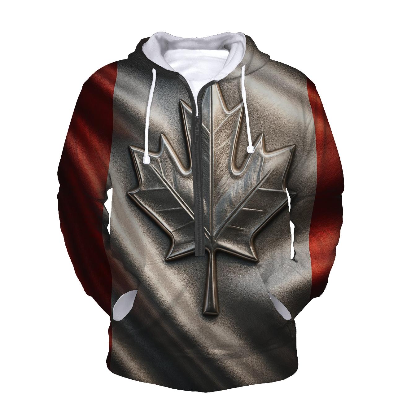 Canada Northern Metallic Emblem Flow embroidered hoodies