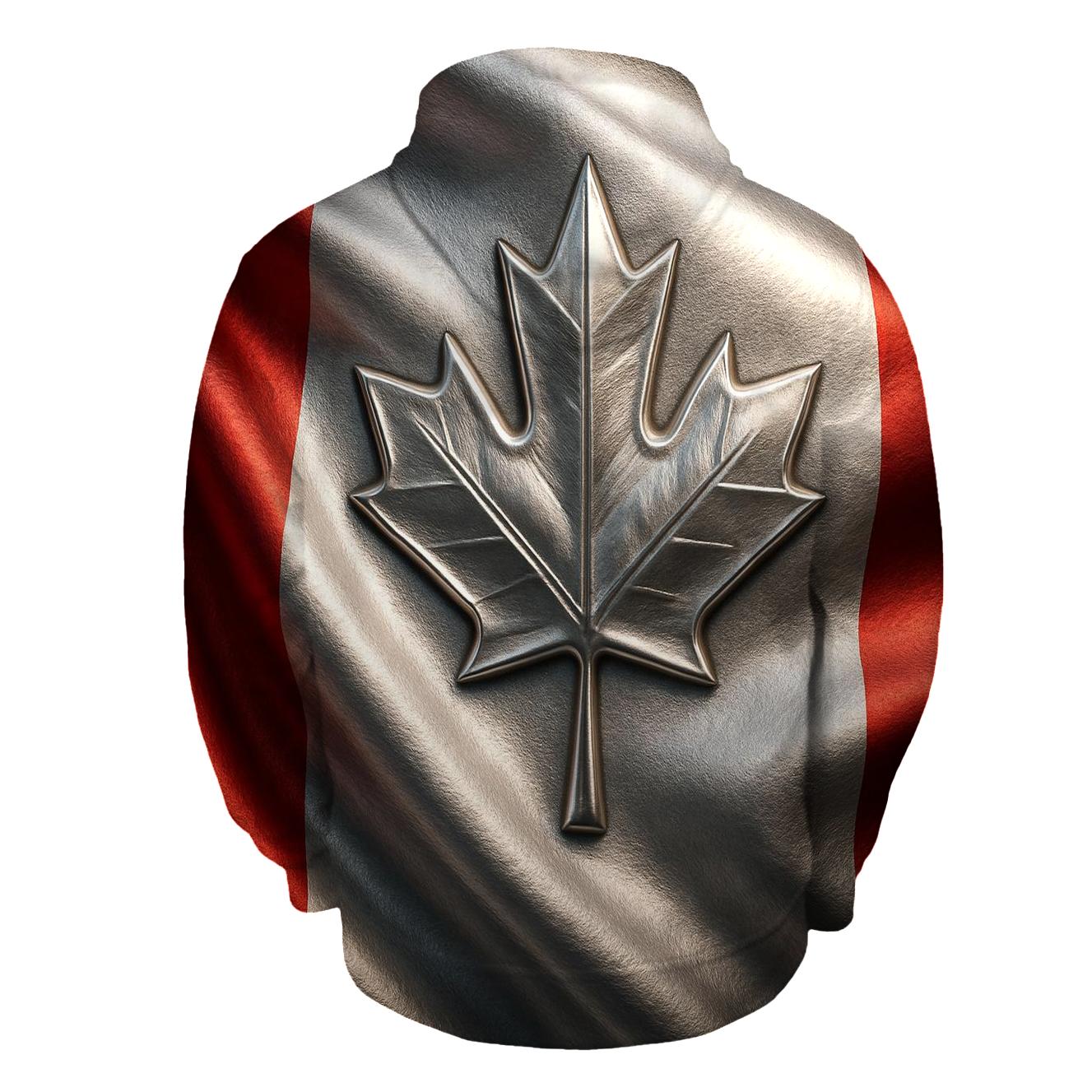 Canada Northern Metallic Emblem Flow embroidered hoodies