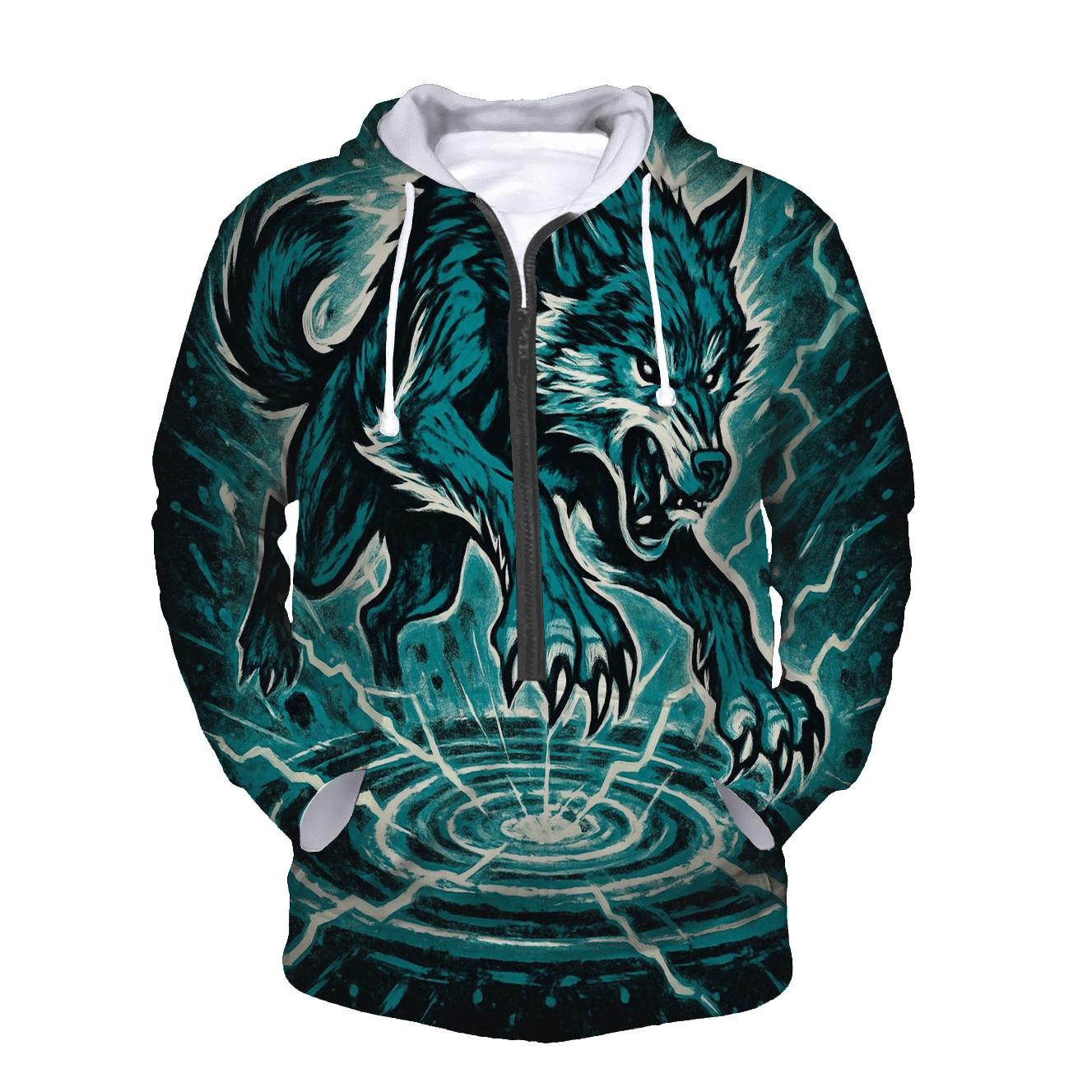 Storm Drum Alpha embroidered hoodies