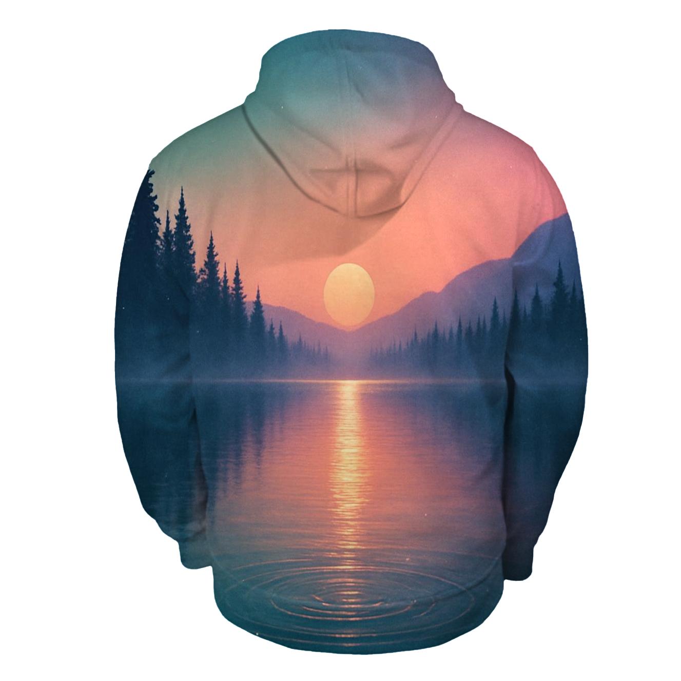 Aurora Of The Quiet Lake pullover hoodies