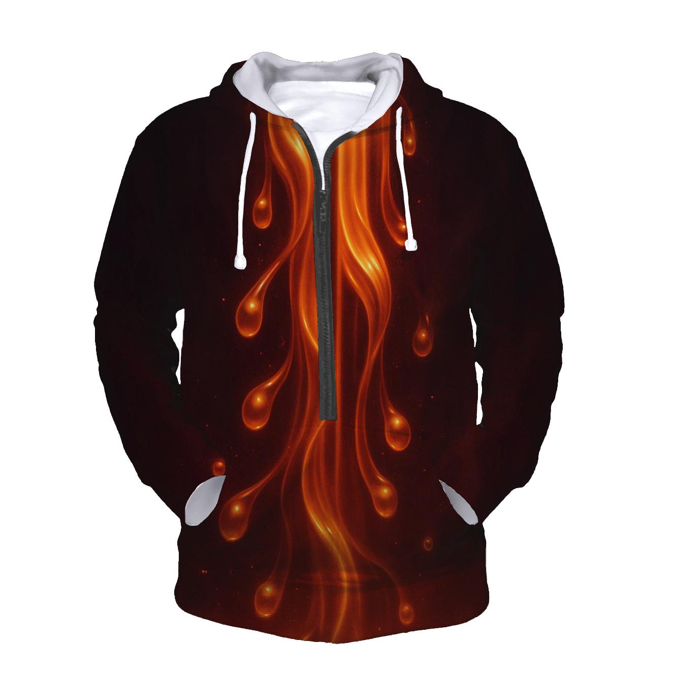 Golden Ember Cascade lightweight hoodies