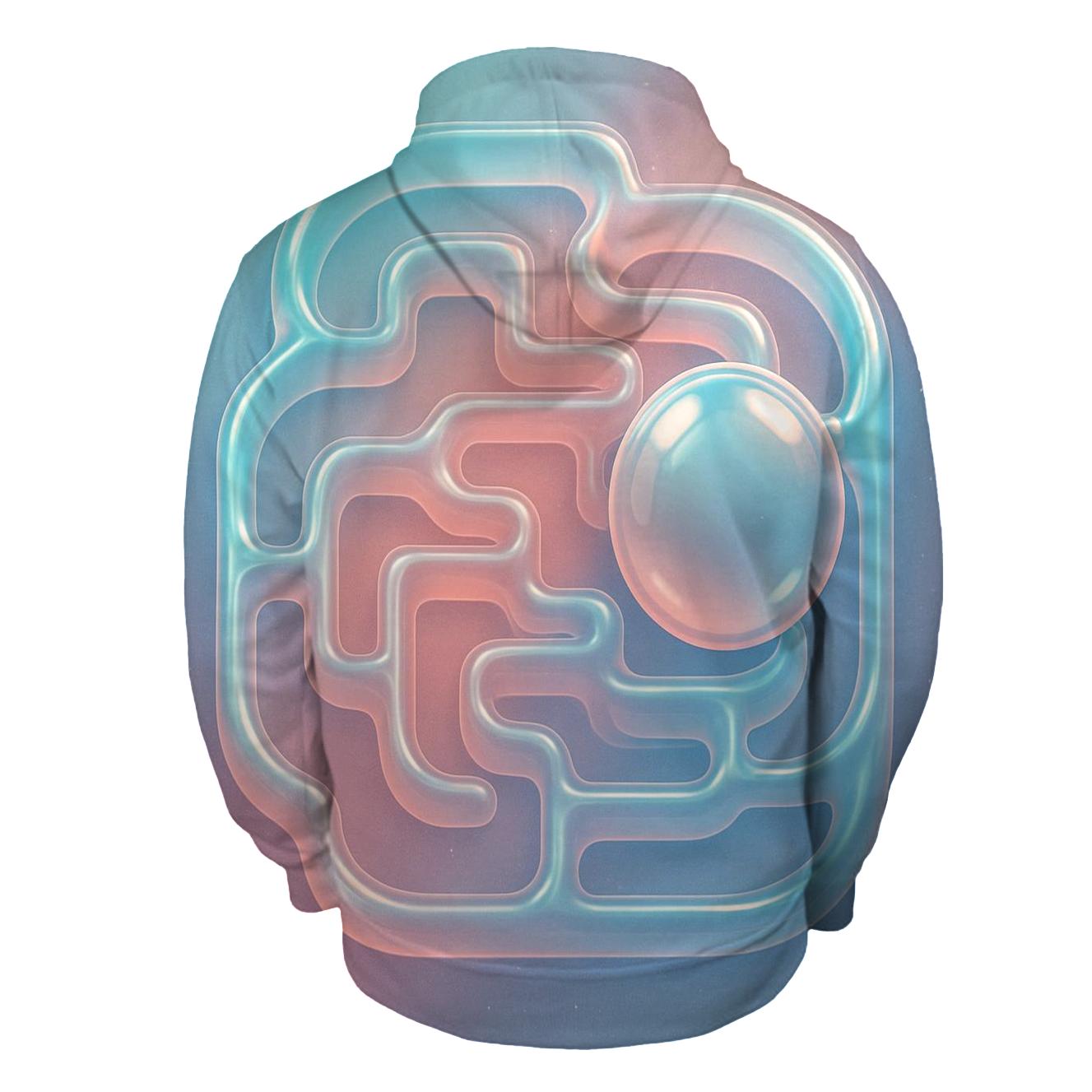Celestial Bubble Labyrinth hoodies fashion