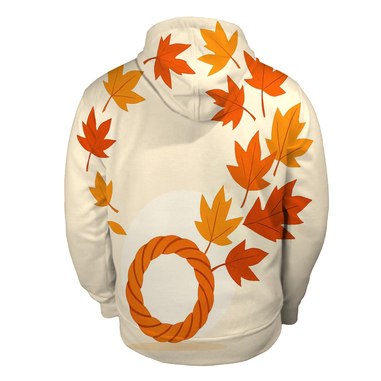 Maple Leaf Sunbeam Dance embroidered hoodies