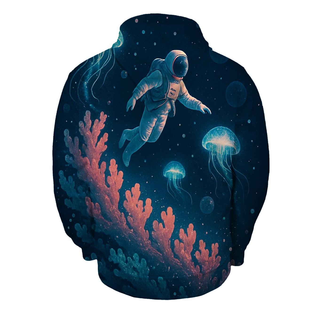 The Coral Reef Of Space graphic hoodies
