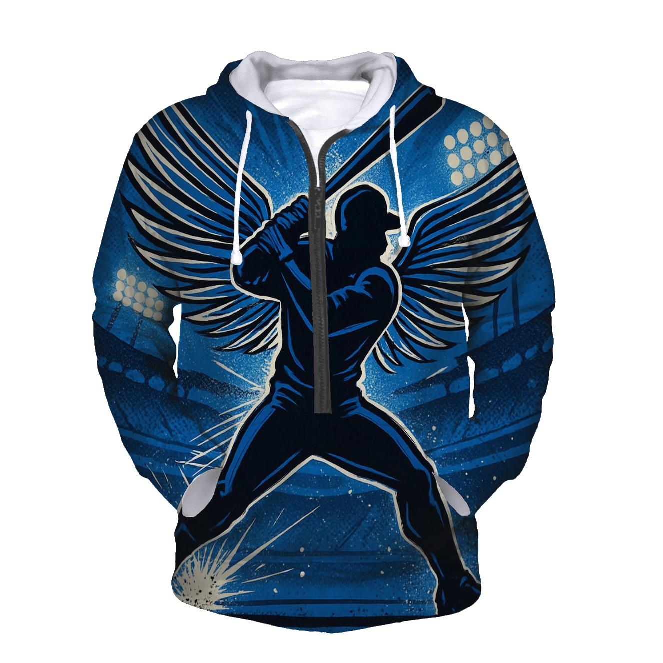 Floodlight Winged Batter zip-up hoodies