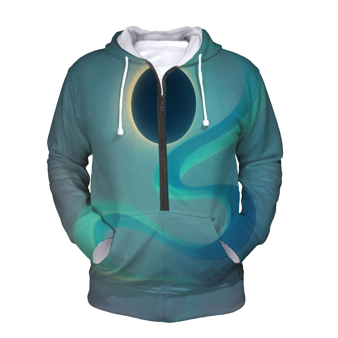 Mint Eclipse Ribbon Kite designer hoodies