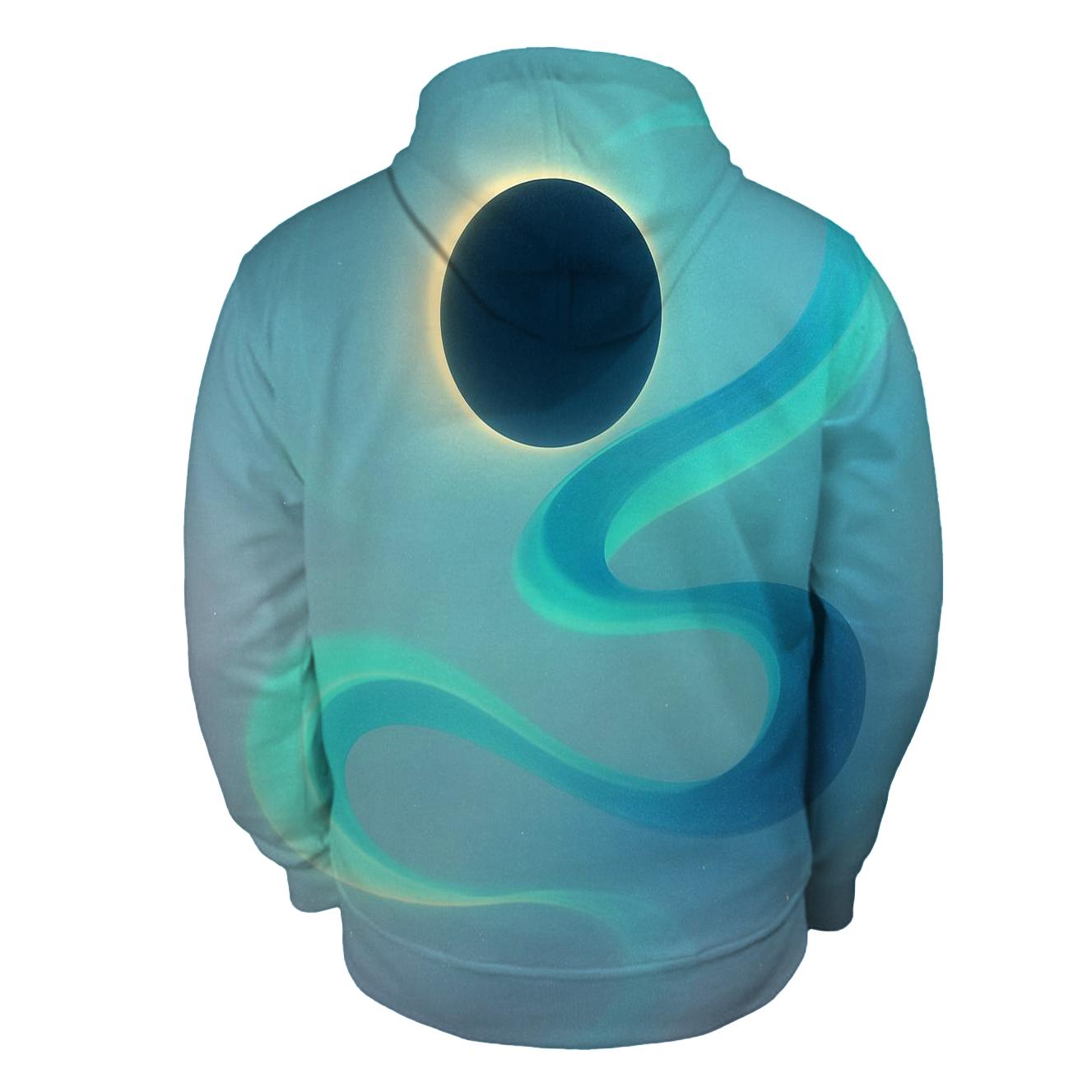 Mint Eclipse Ribbon Kite designer hoodies
