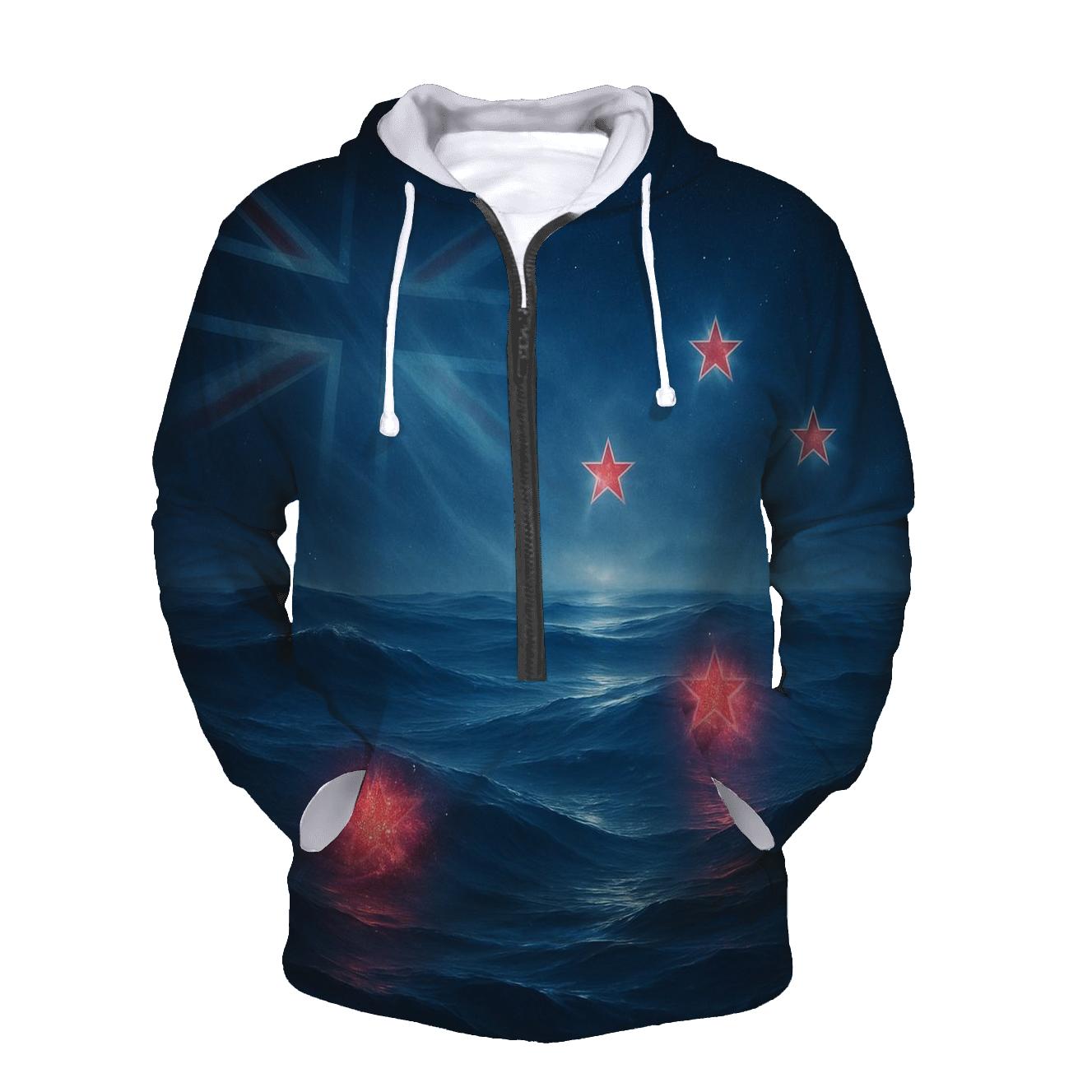 New Zealand Night Ocean Constellation Flag hoodies fashion