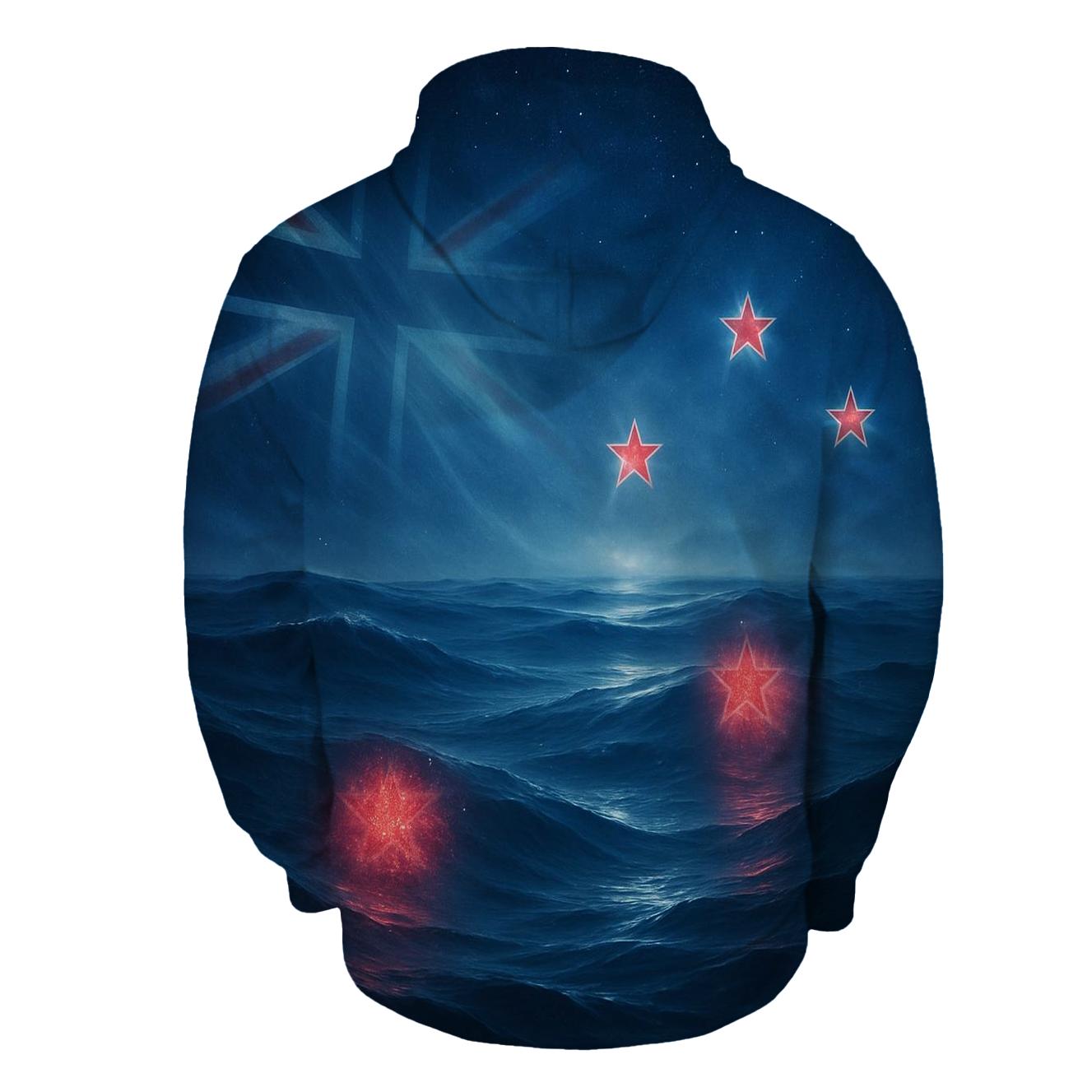 New Zealand Night Ocean Constellation Flag hoodies fashion