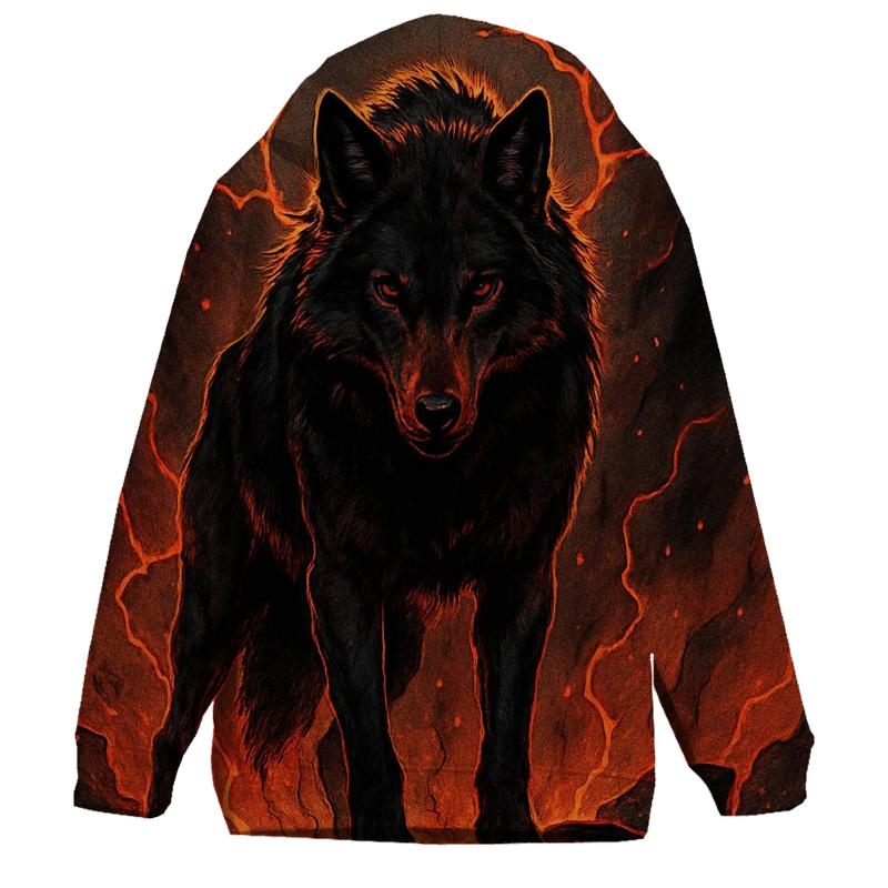 Lava Crown Sentinel printed hoodies