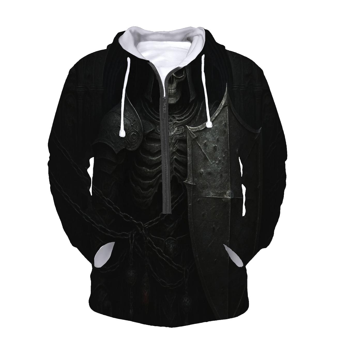 Chained Sentinel Of The Abyss Gate heavyweight hoodies