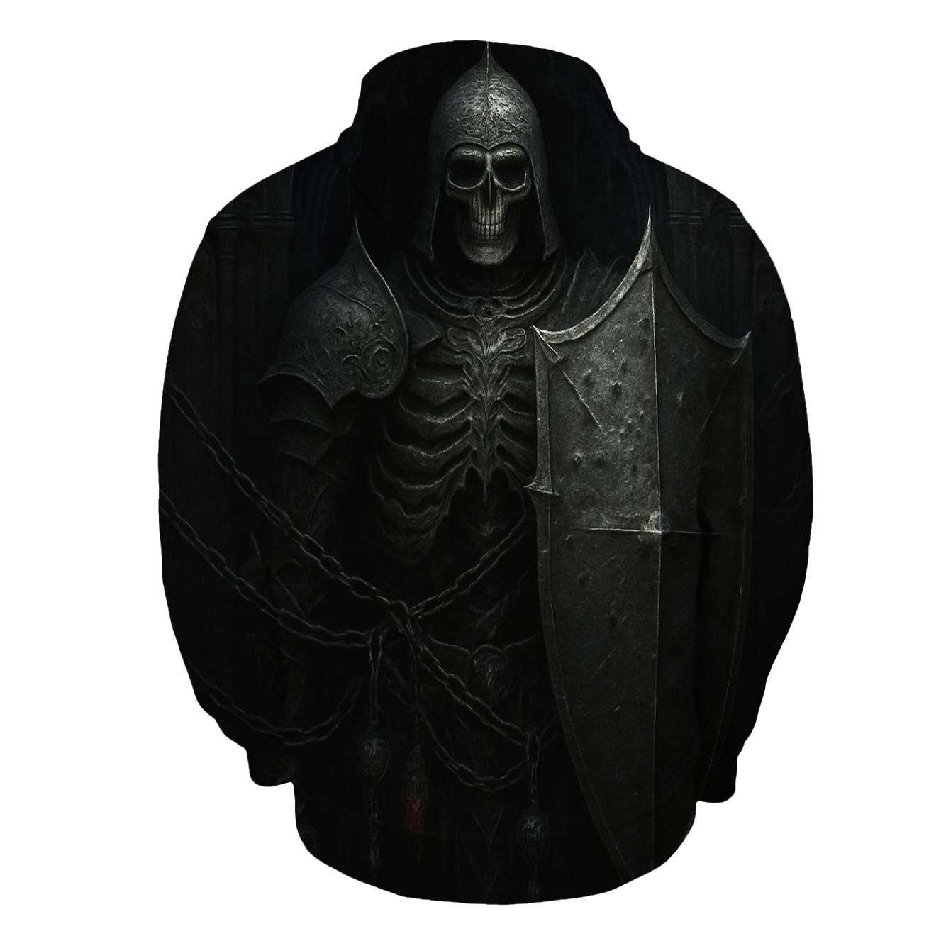 Chained Sentinel Of The Abyss Gate heavyweight hoodies