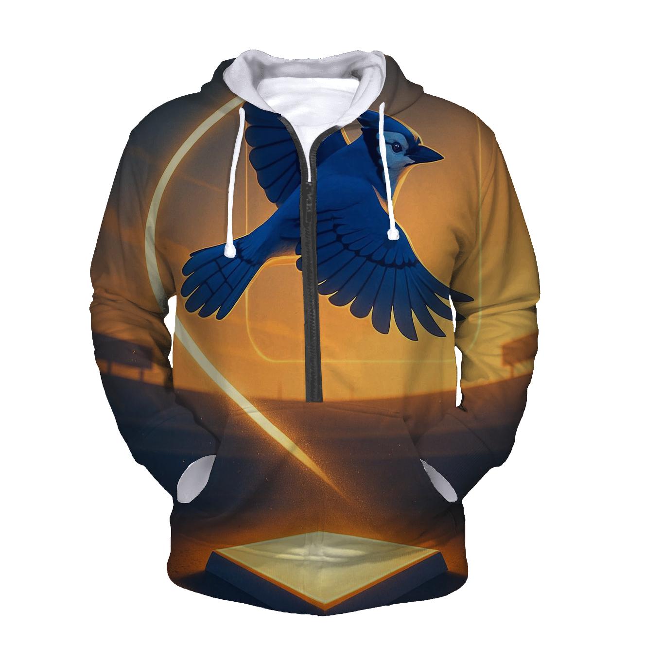 Blue Jays Solar Sunset Homeplate zip-up hoodies