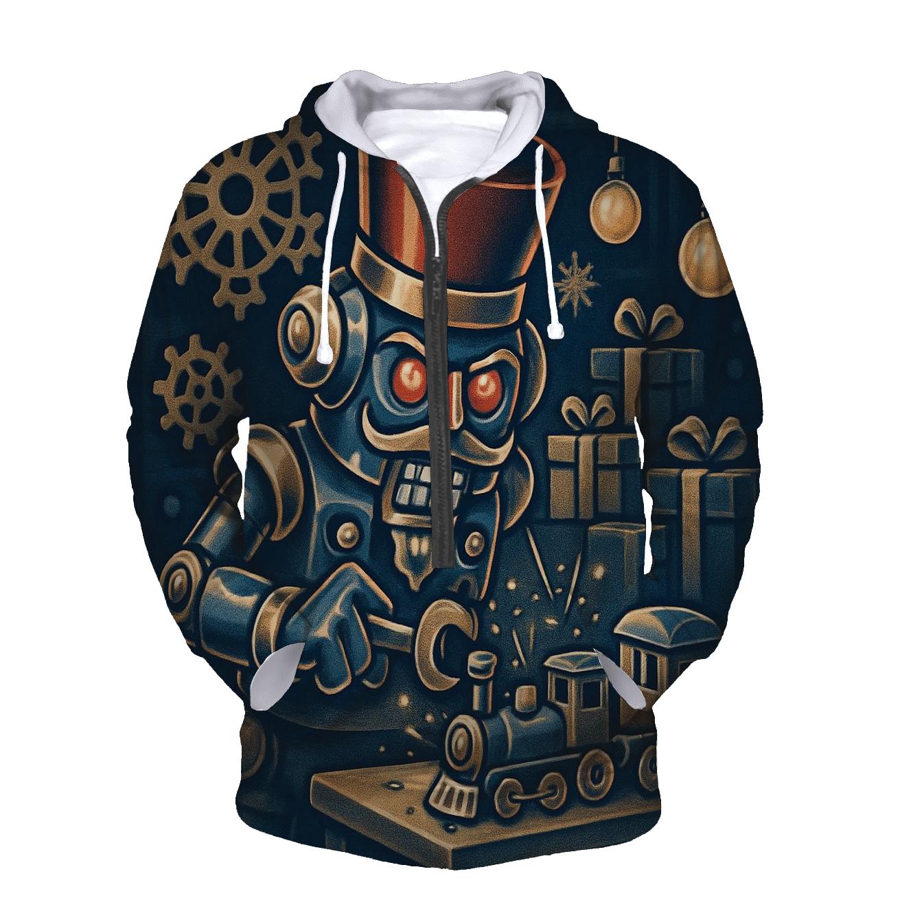 Nutcracker Robot Workshop Sparkstorm zip-up hoodies