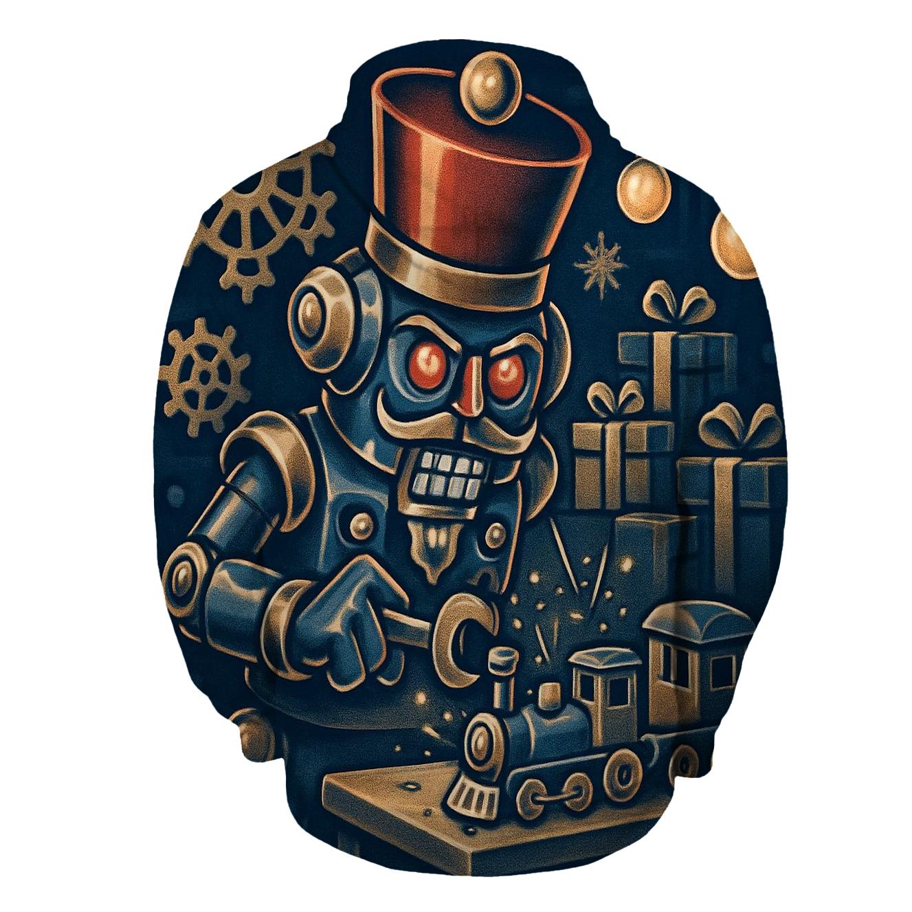 Nutcracker Robot Workshop Sparkstorm zip-up hoodies