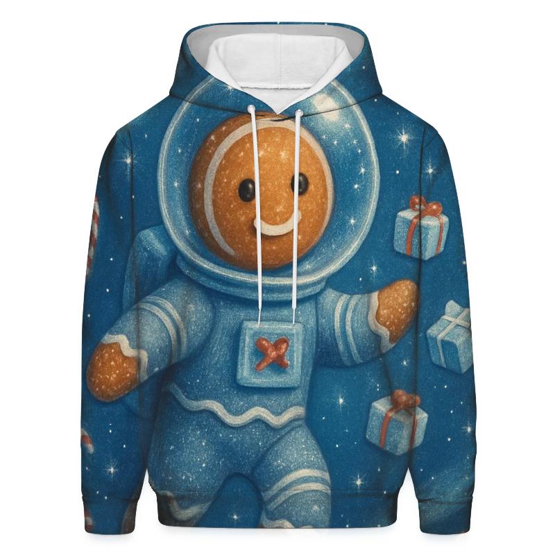 Gingerbread Astronaut Gift Drop hoodie styles