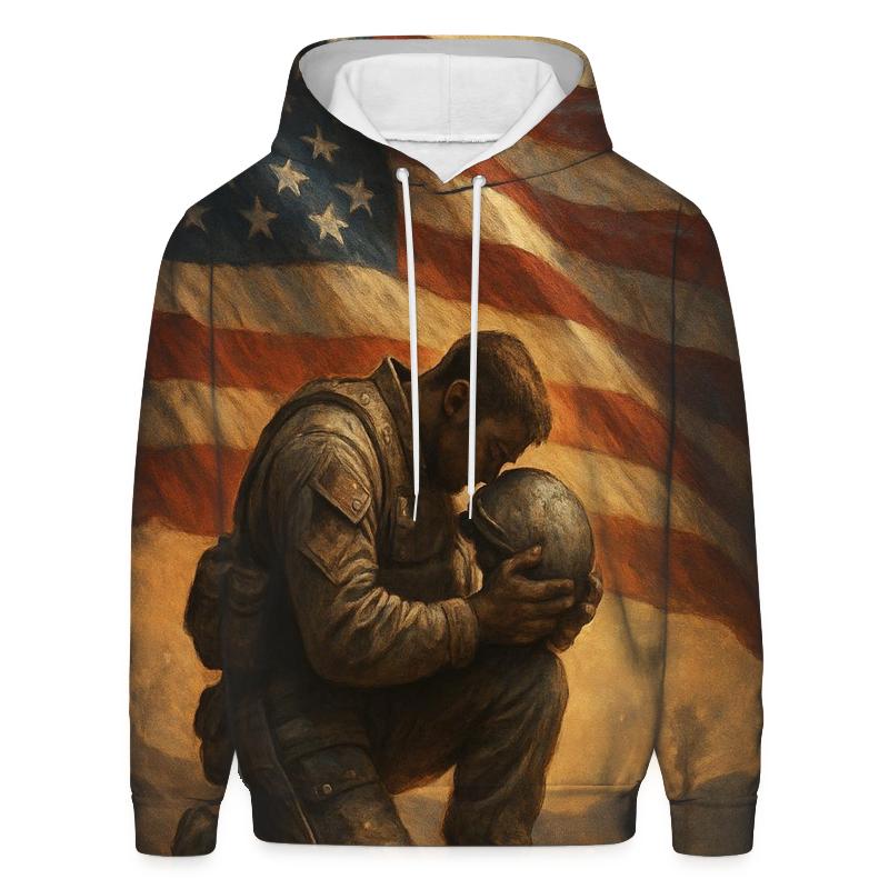 Beacon Over The Silent Ridge embroidered hoodies