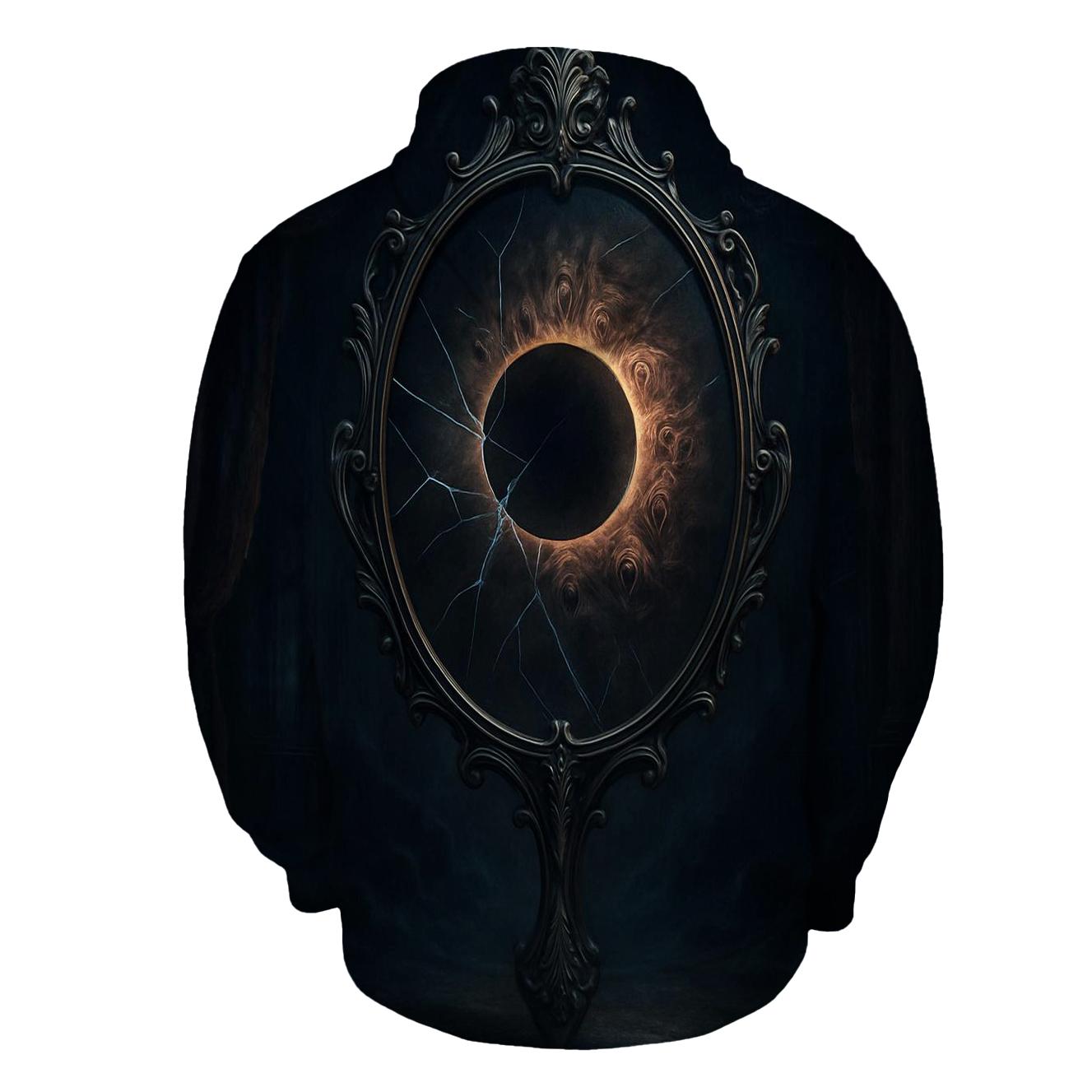 Mirror Of The Wailing Eclipse embroidered hoodies