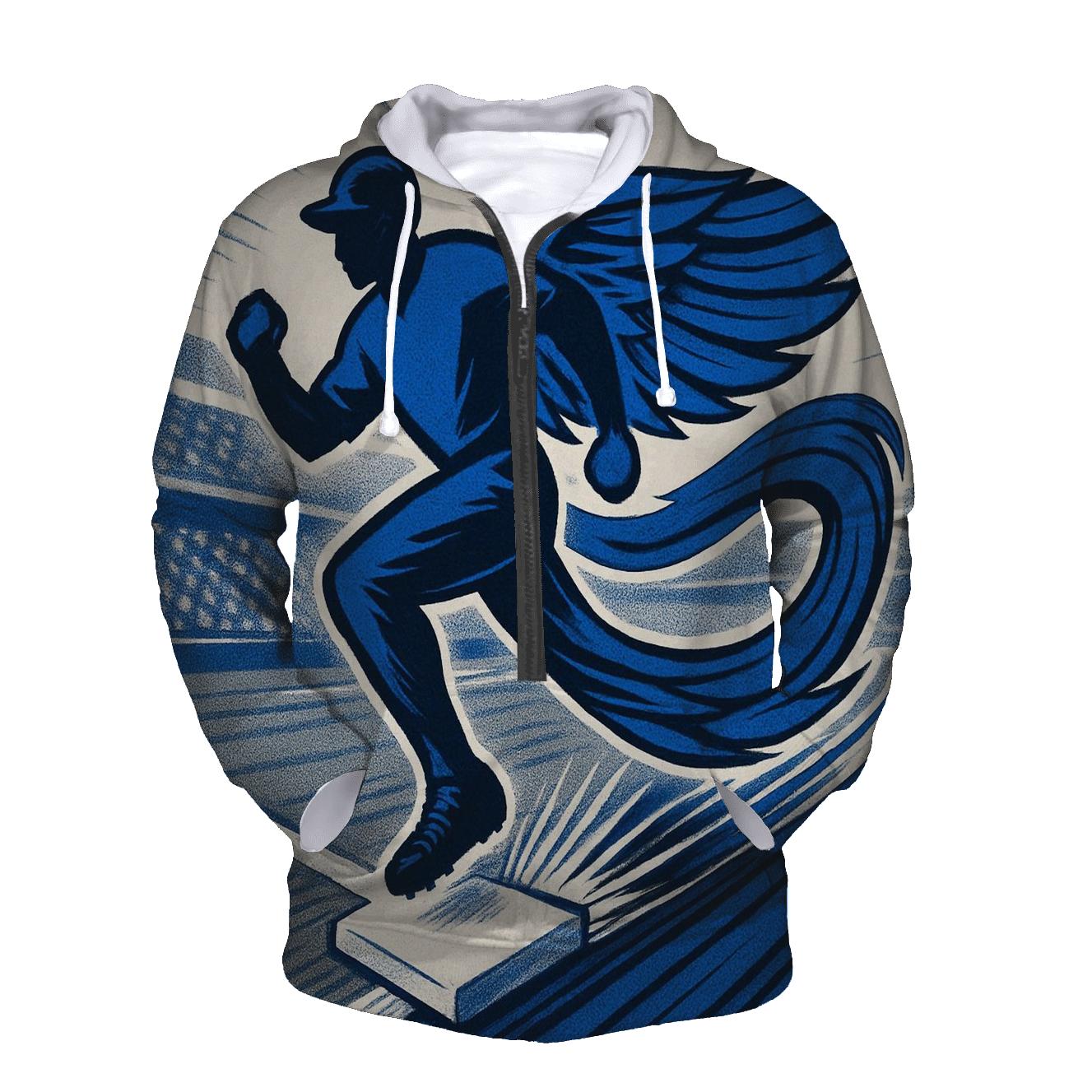 Winged Basepath Blue Jays Sprint pullover hoodies