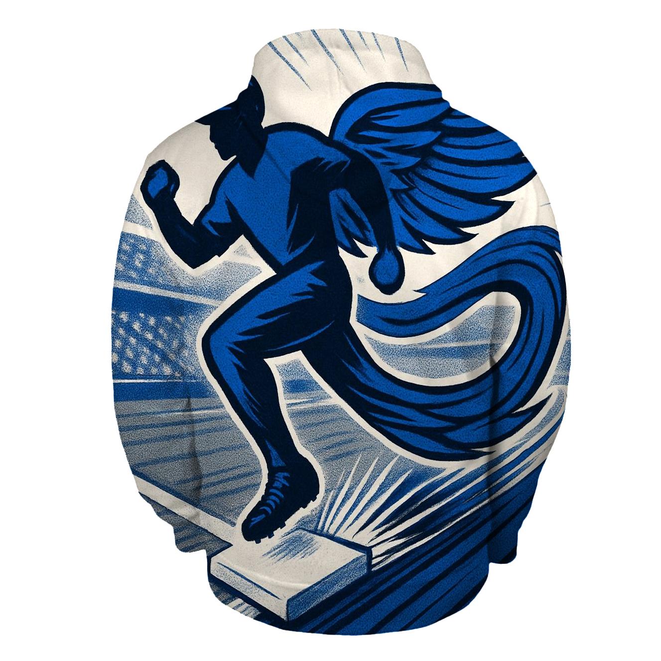 Winged Basepath Blue Jays Sprint pullover hoodies