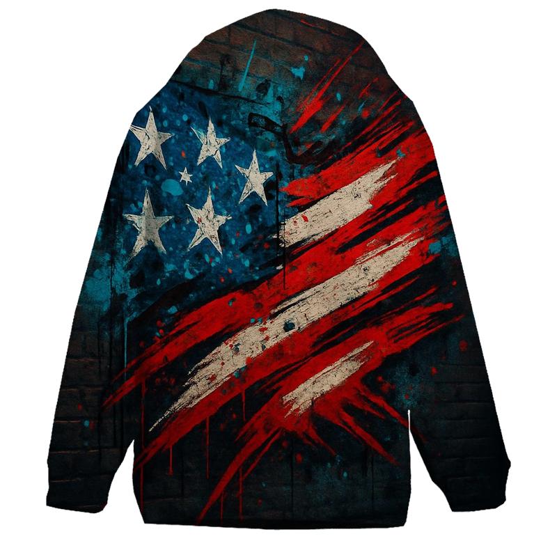 Graffiti Alley Starburst Banner embroidered hoodies