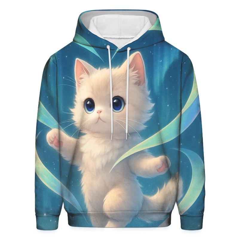 Aurora Ribbon Ballet Kitten lightweight hoodies