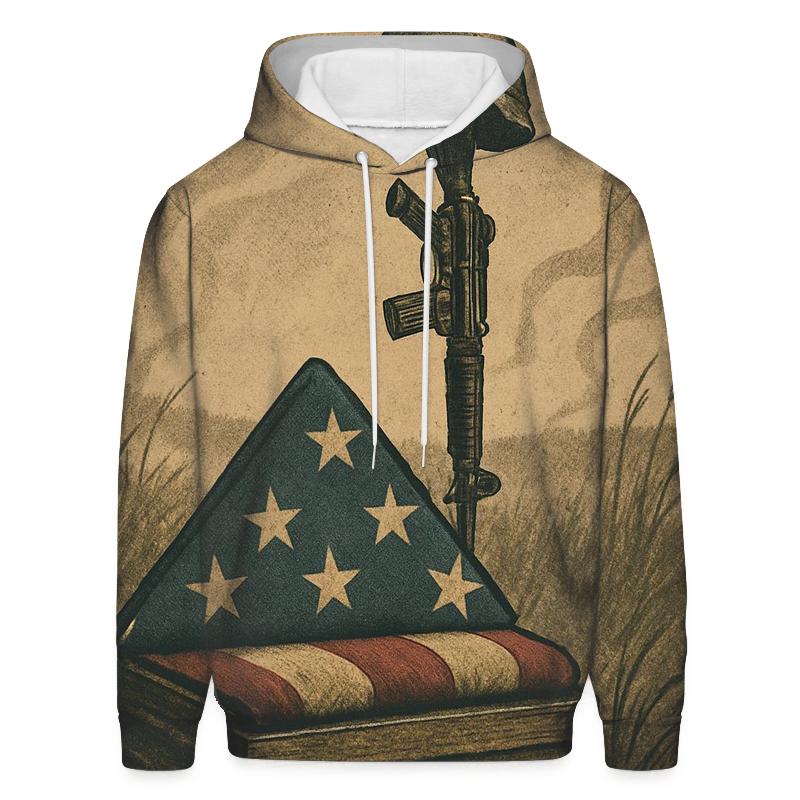 The Folded Promise Memorial premium hoodies