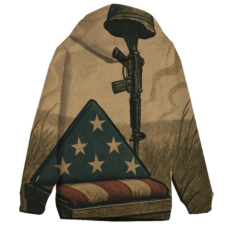 The Folded Promise Memorial premium hoodies