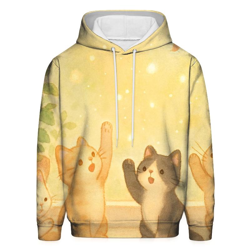 Sunbeam Window Herb Cats custom hoodies