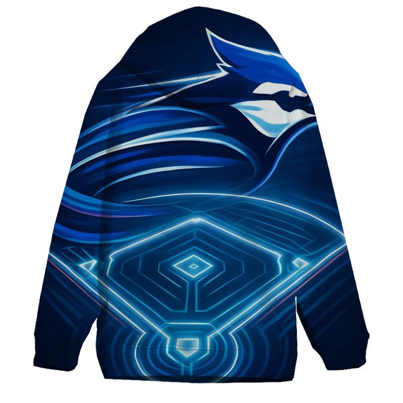 Diamond Pulse With Blue Jays Flight heavyweight hoodies