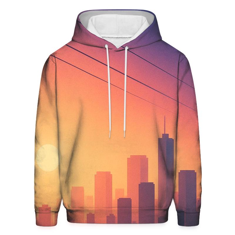 Twilight Tramline Skyline lightweight hoodies