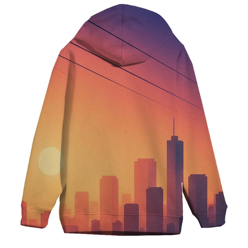 Twilight Tramline Skyline lightweight hoodies