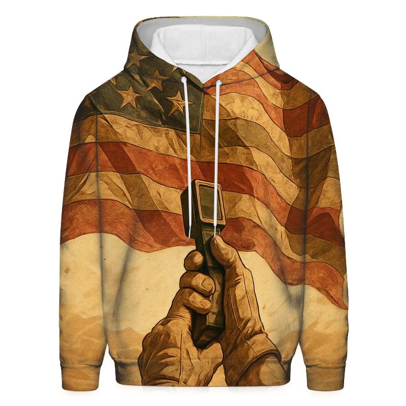 Courage In The Desert Wind printed hoodies