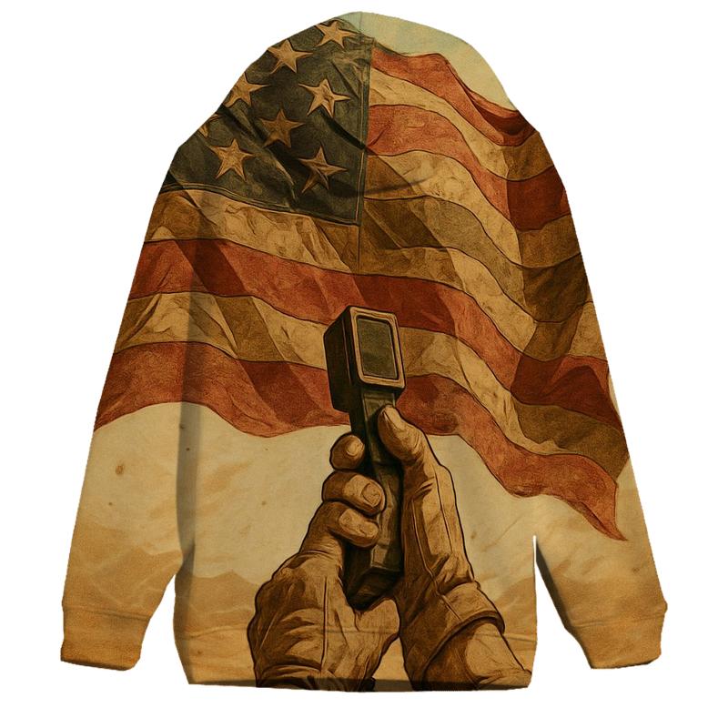 Courage In The Desert Wind printed hoodies