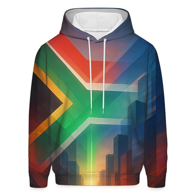South Africa Prism Skyline Reinterpretation lightweight hoodies