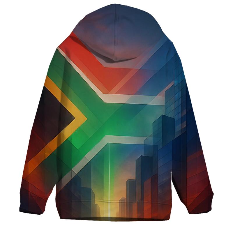 South Africa Prism Skyline Reinterpretation lightweight hoodies