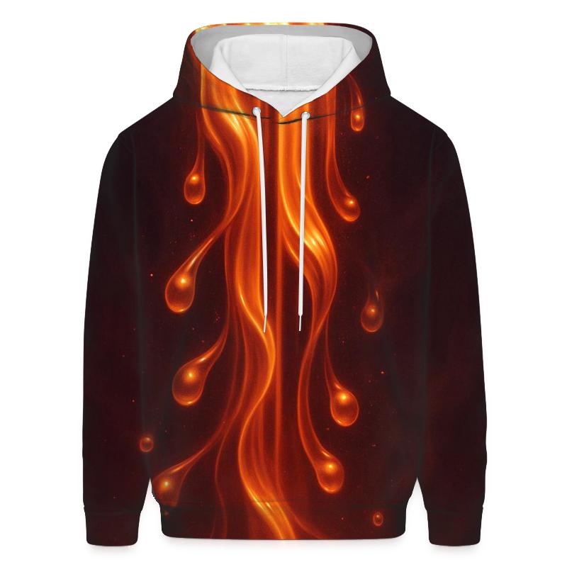Golden Ember Cascade hoodie designs