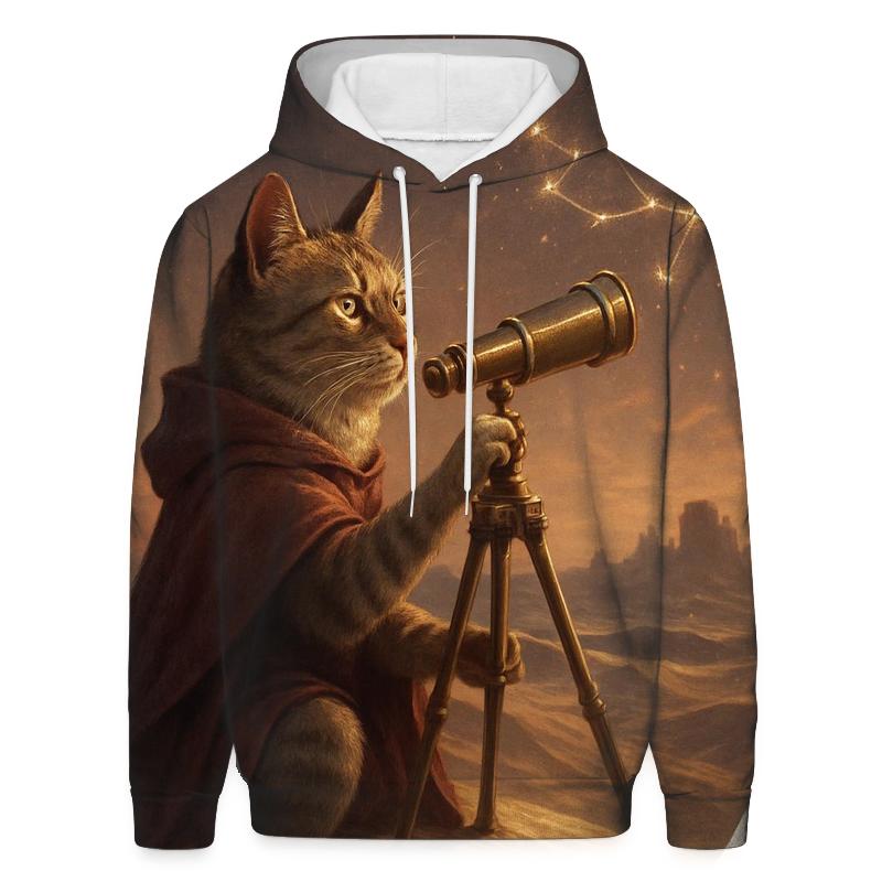 Desert Mirage Astronomer Cat hoodie styles