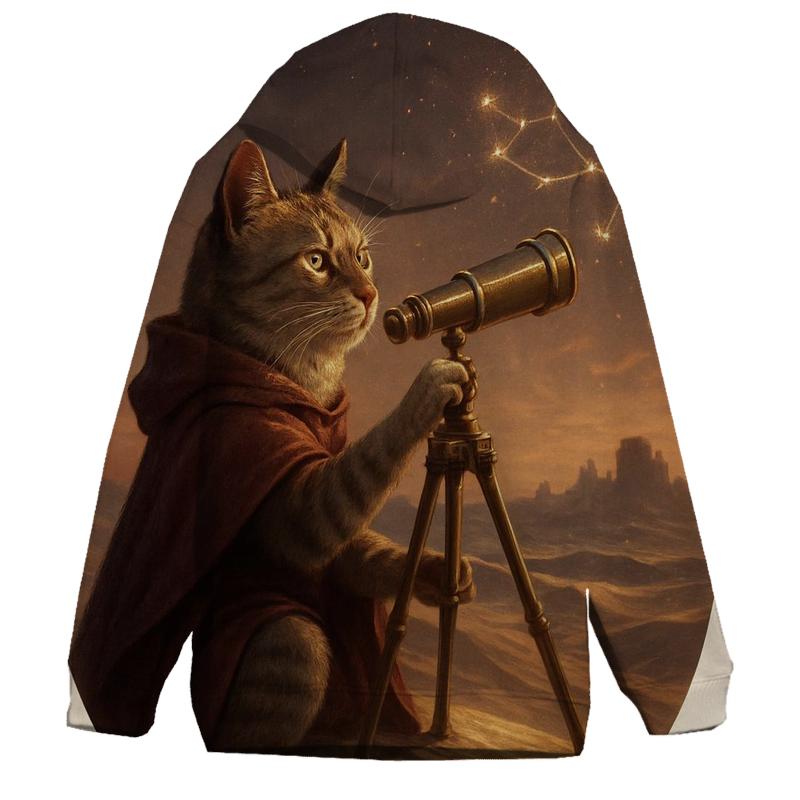 Desert Mirage Astronomer Cat hoodie styles