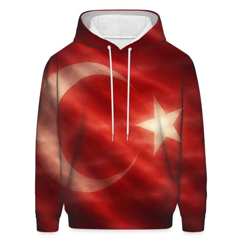 Turkey Sky Mirror Crescent Drift printed hoodies