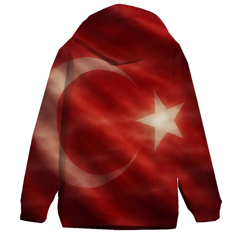 Turkey Sky Mirror Crescent Drift printed hoodies