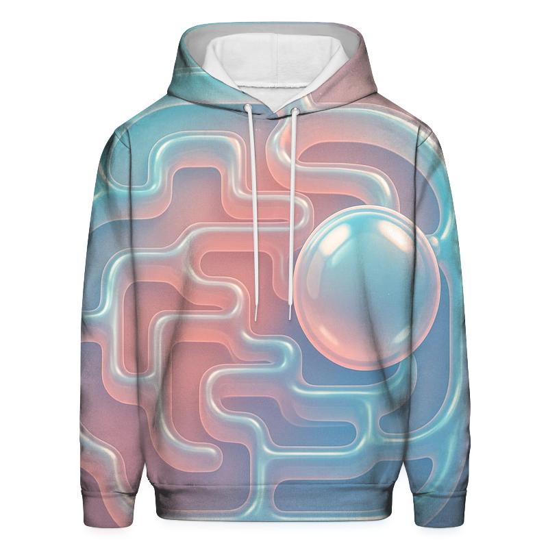 Celestial Bubble Labyrinth lightweight hoodies