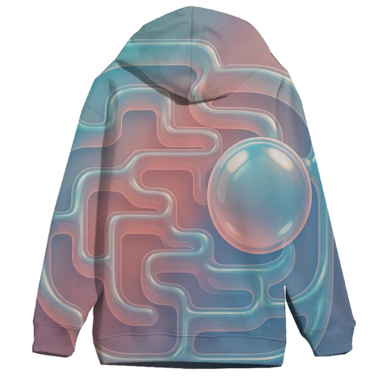 Celestial Bubble Labyrinth lightweight hoodies
