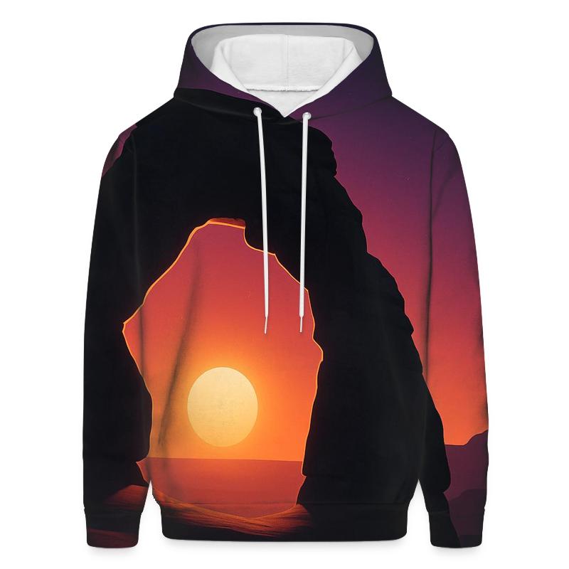 Obsidian Arch Horizon designer hoodies