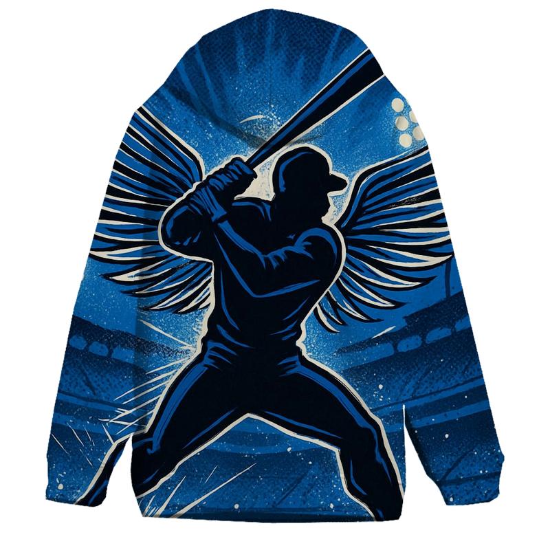 Floodlight Winged Batter graphic hoodies