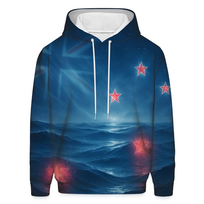 New Zealand Night Ocean Constellation Flag hoodie trends