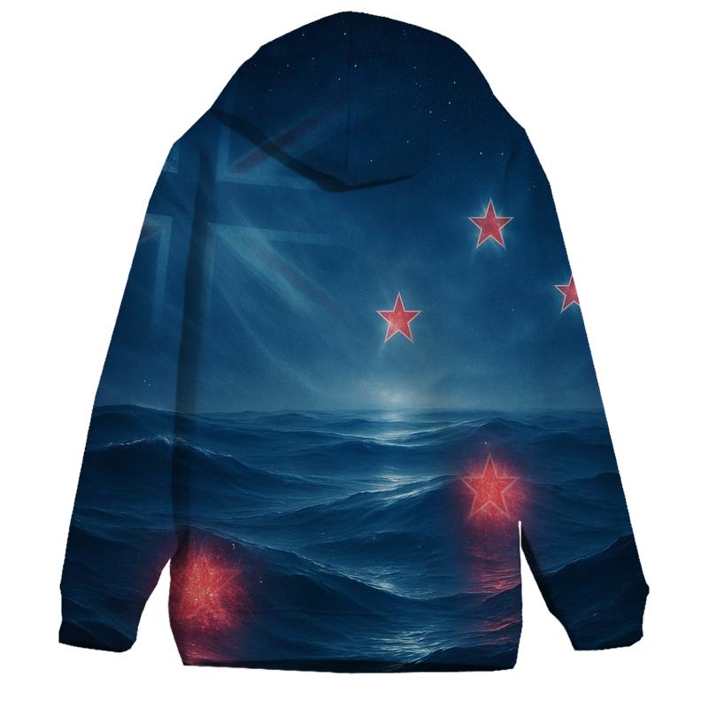 New Zealand Night Ocean Constellation Flag hoodie trends